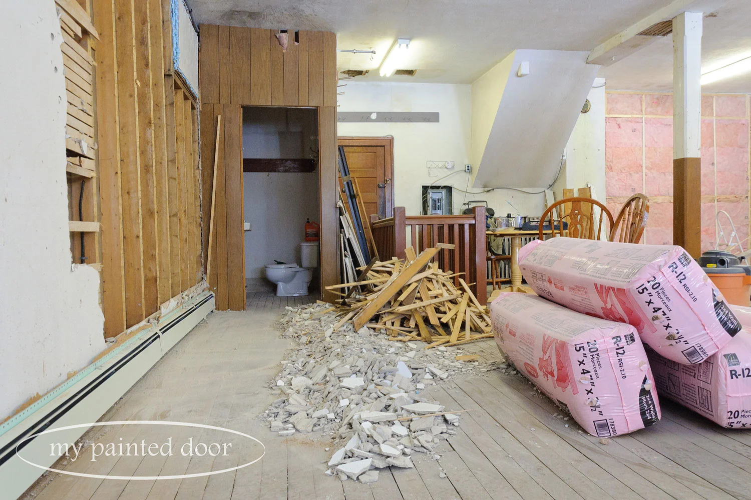 my shop renovations via My Painted Door (.com)