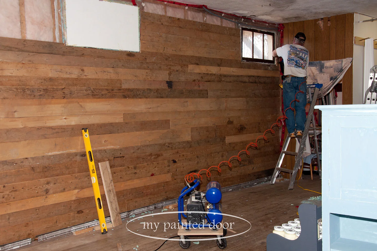 my shop renovations via My Painted Door (.com)