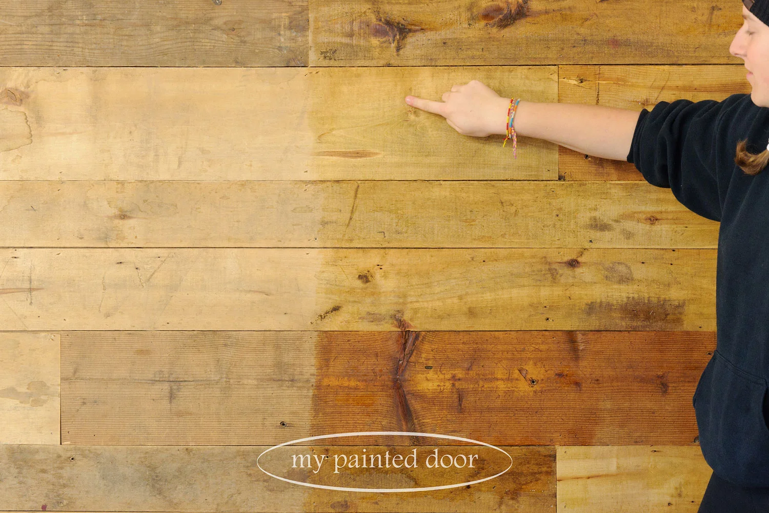 using hemp oil on wood walls via My Painted Door (.com)