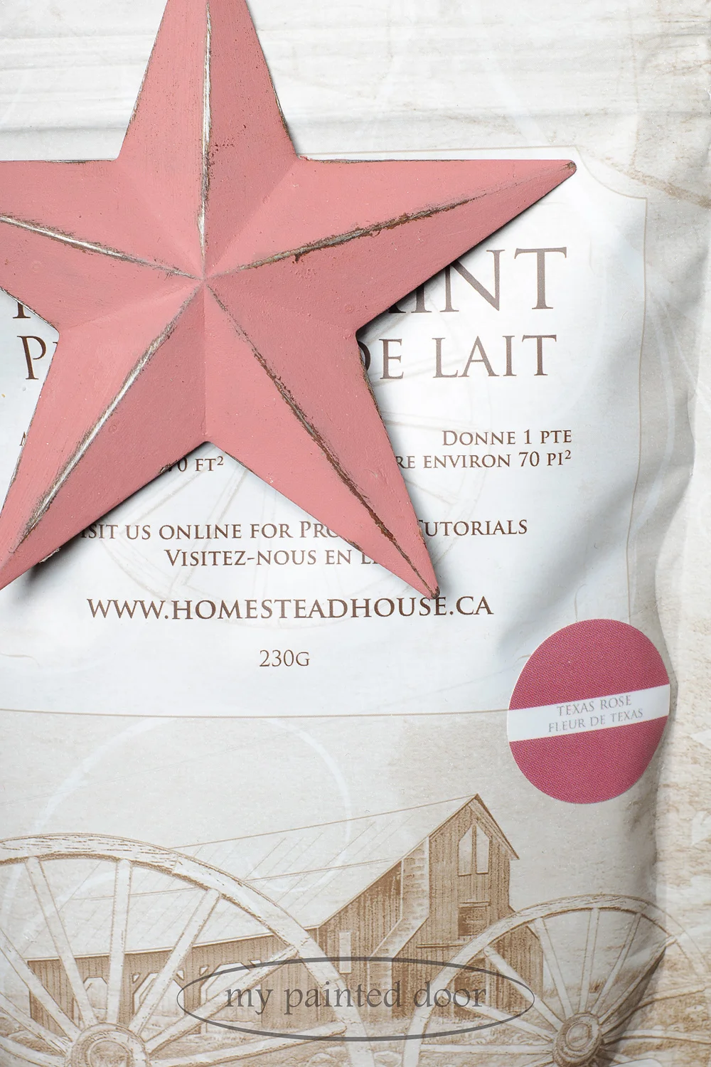 Homestead House milk paint colours - via My Painted Door (.com)