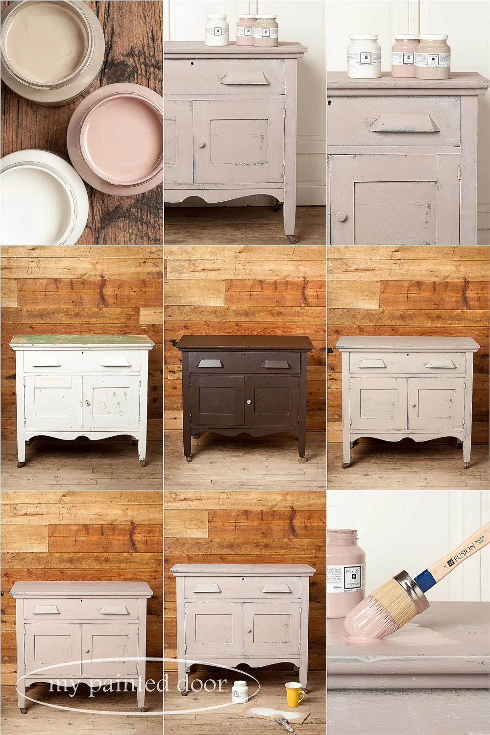 Fusion mineral paint tutorial - via My Painted Door (.com)