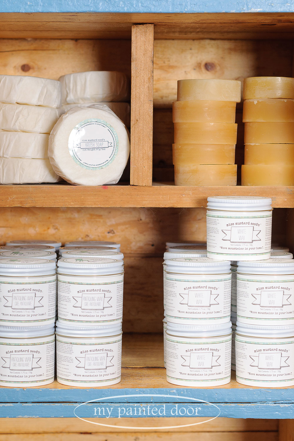 Miss Mustard Seed's waxes - via My Painted Door (.com)