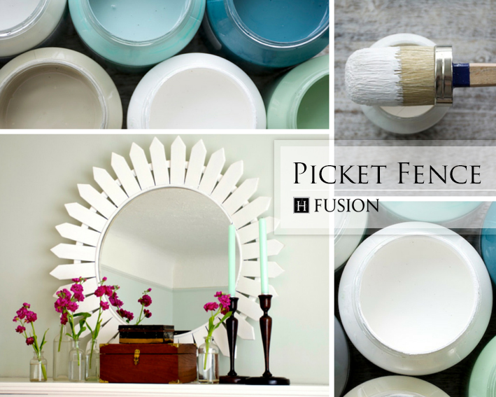 Fusion mineral paint in Picket Fence from the Penney & Co. Collection - available at My Painted Door (.com)