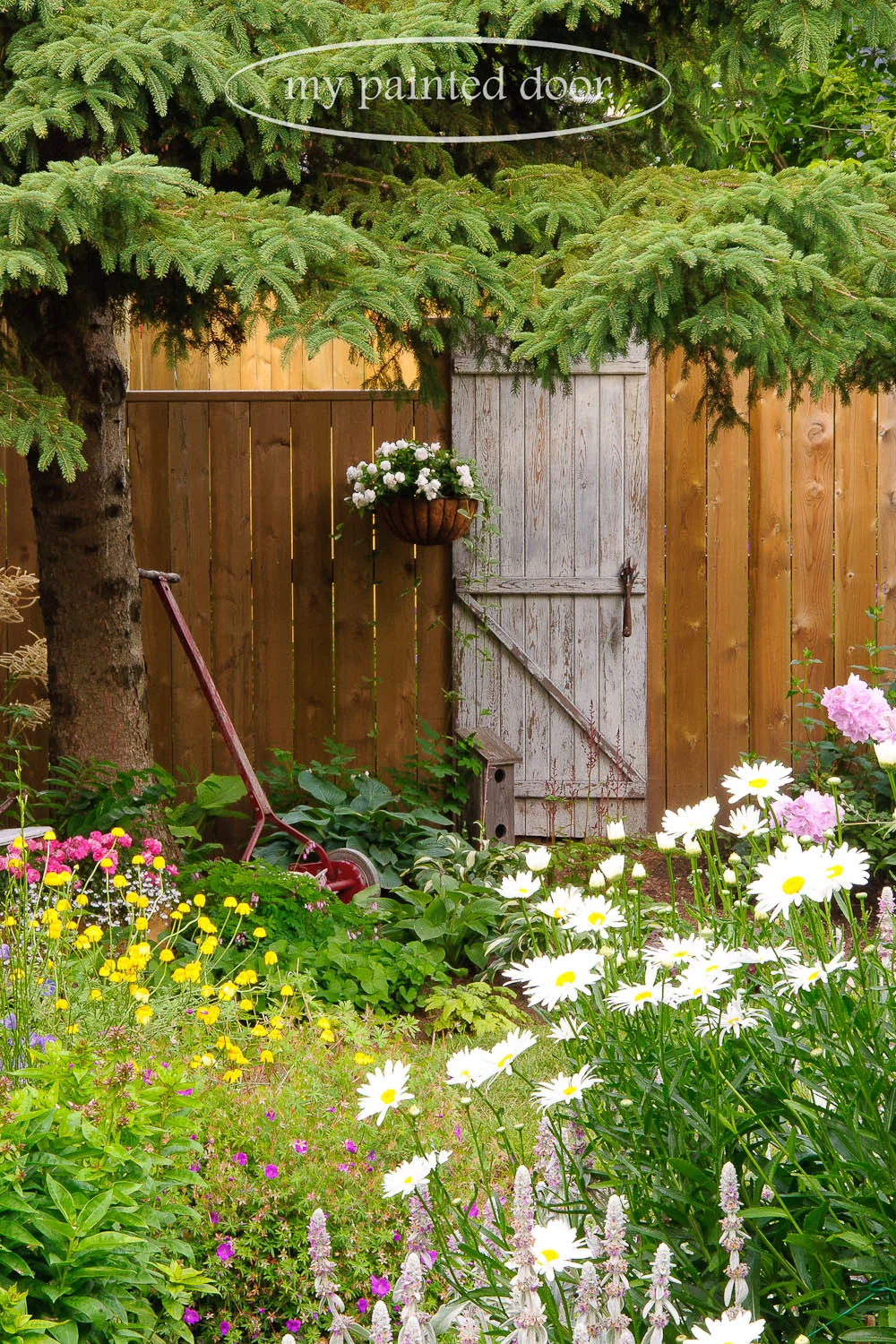 Repurposed doors for your garden