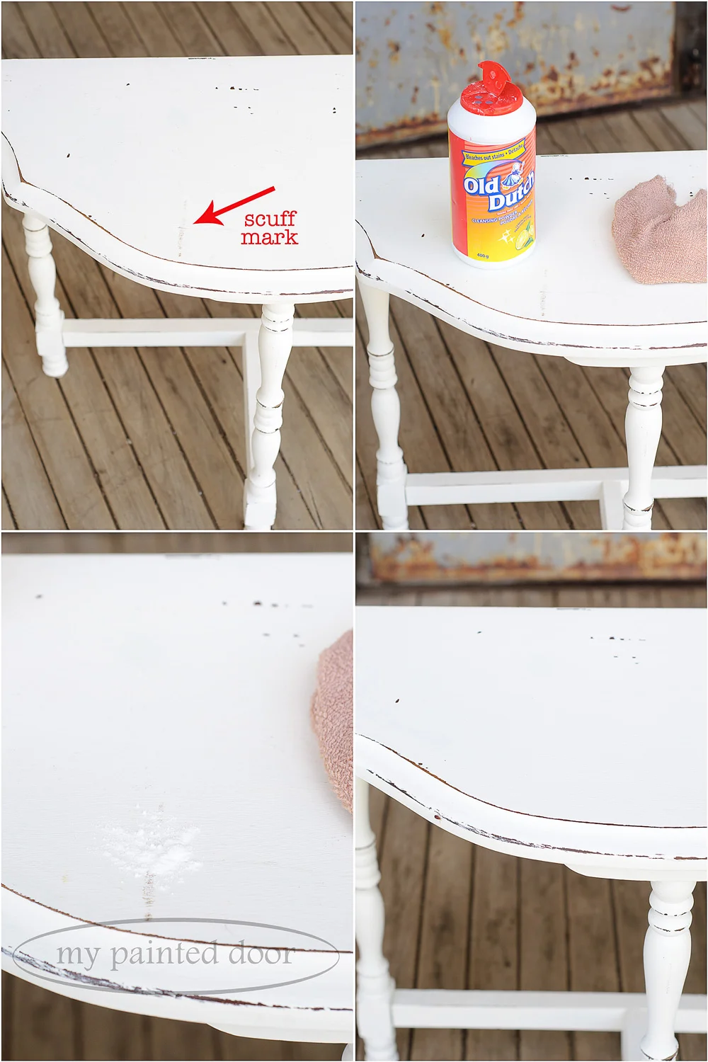 How to remove scuff marks on Fusion Mineral Paint