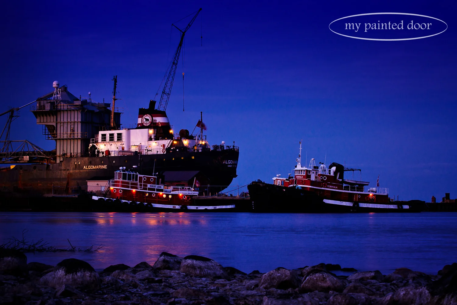 Tugboats on Lake Superior