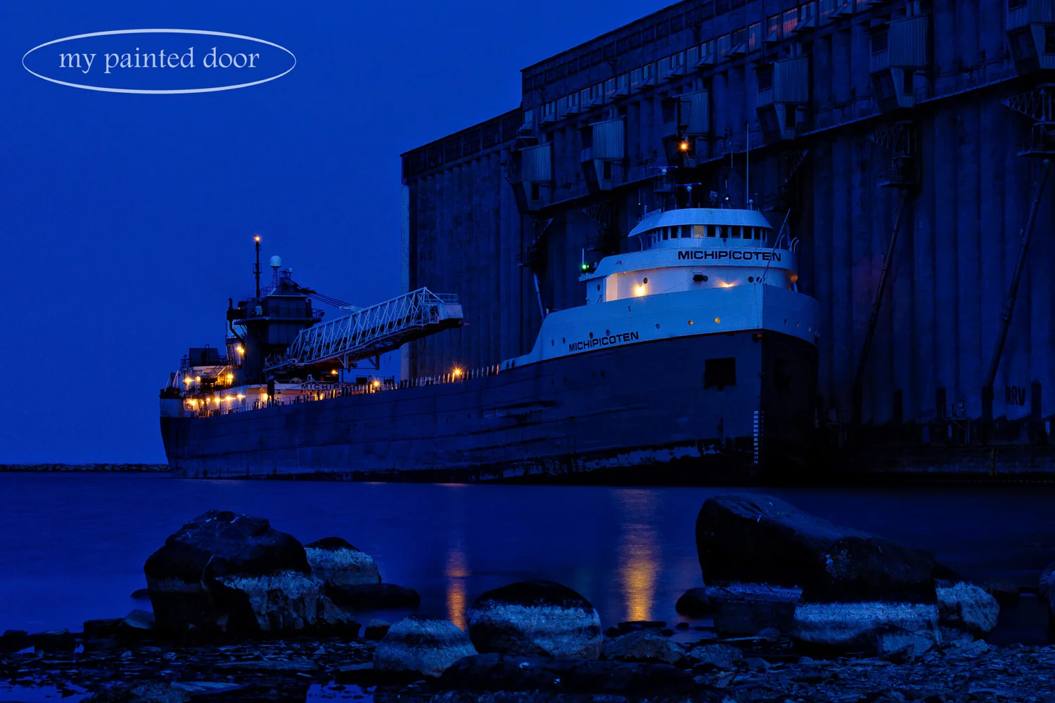 Ship on Lake Superior