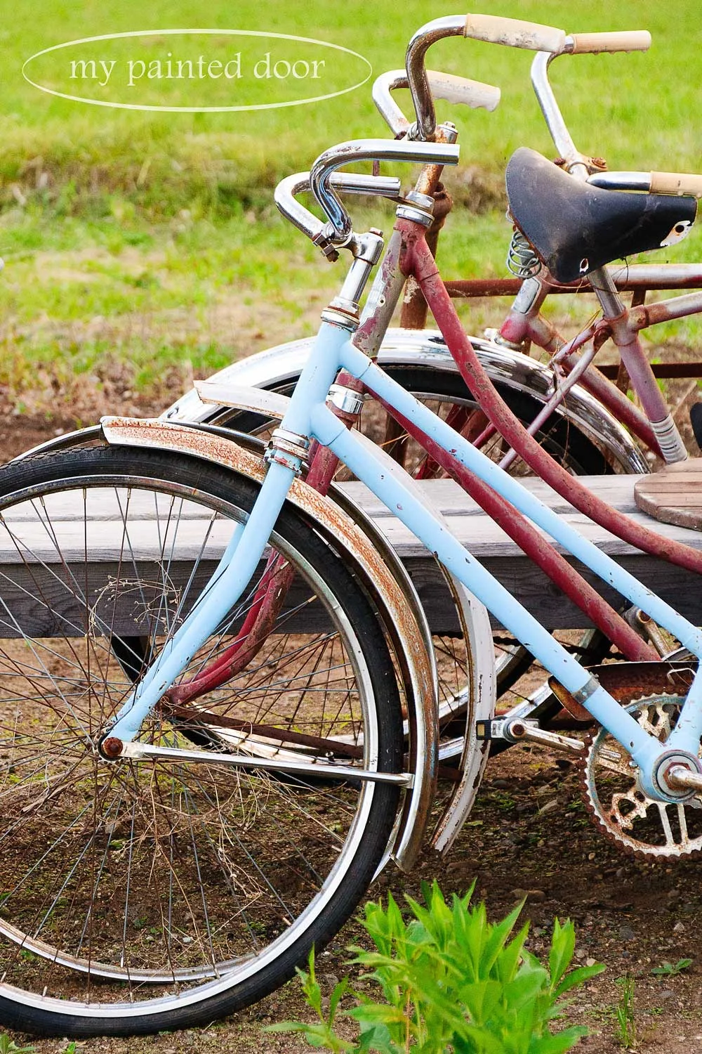 vintage bikes for my garden