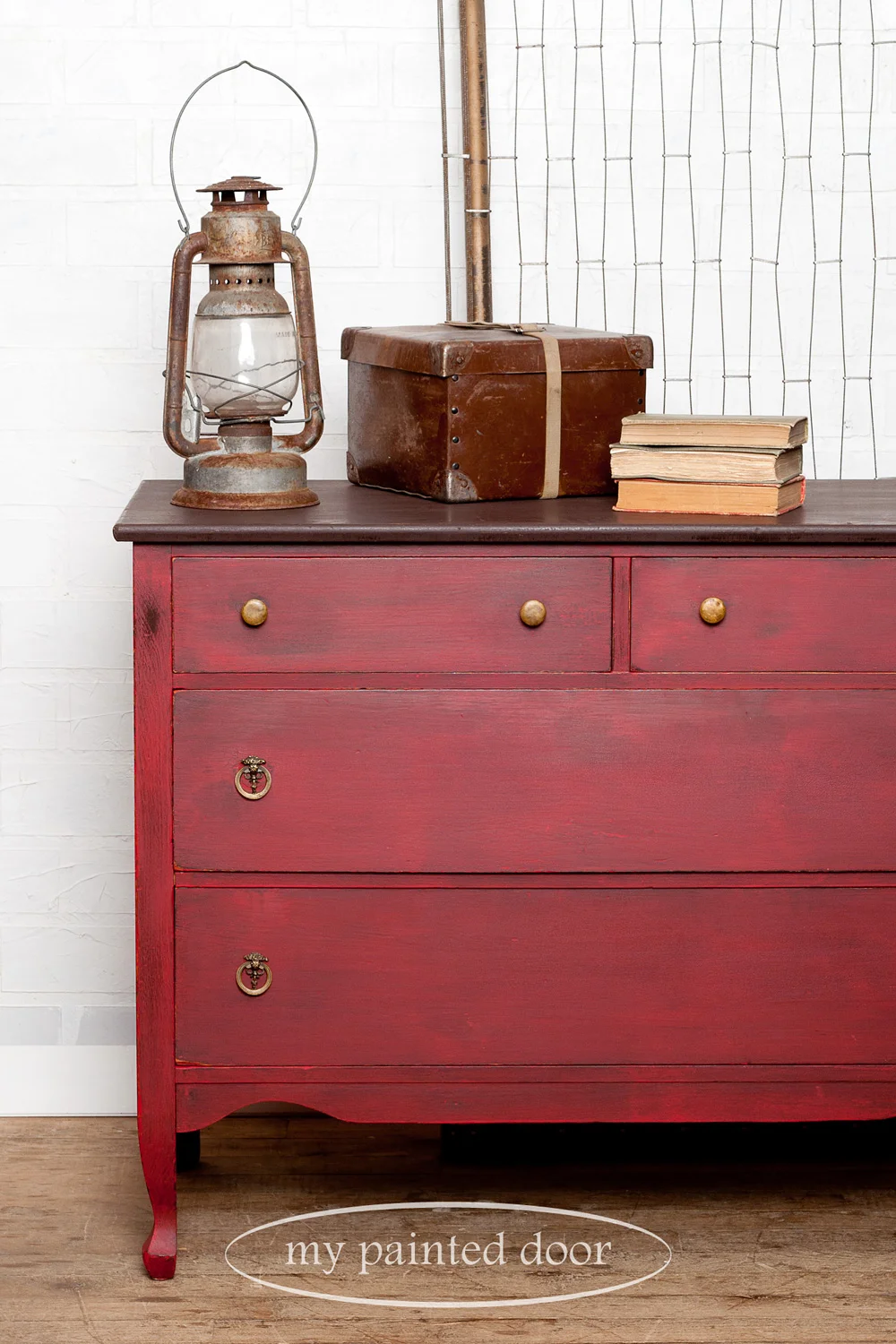 Dresser painted in Miss Mustard Seed's Milk Paint in Tricycle