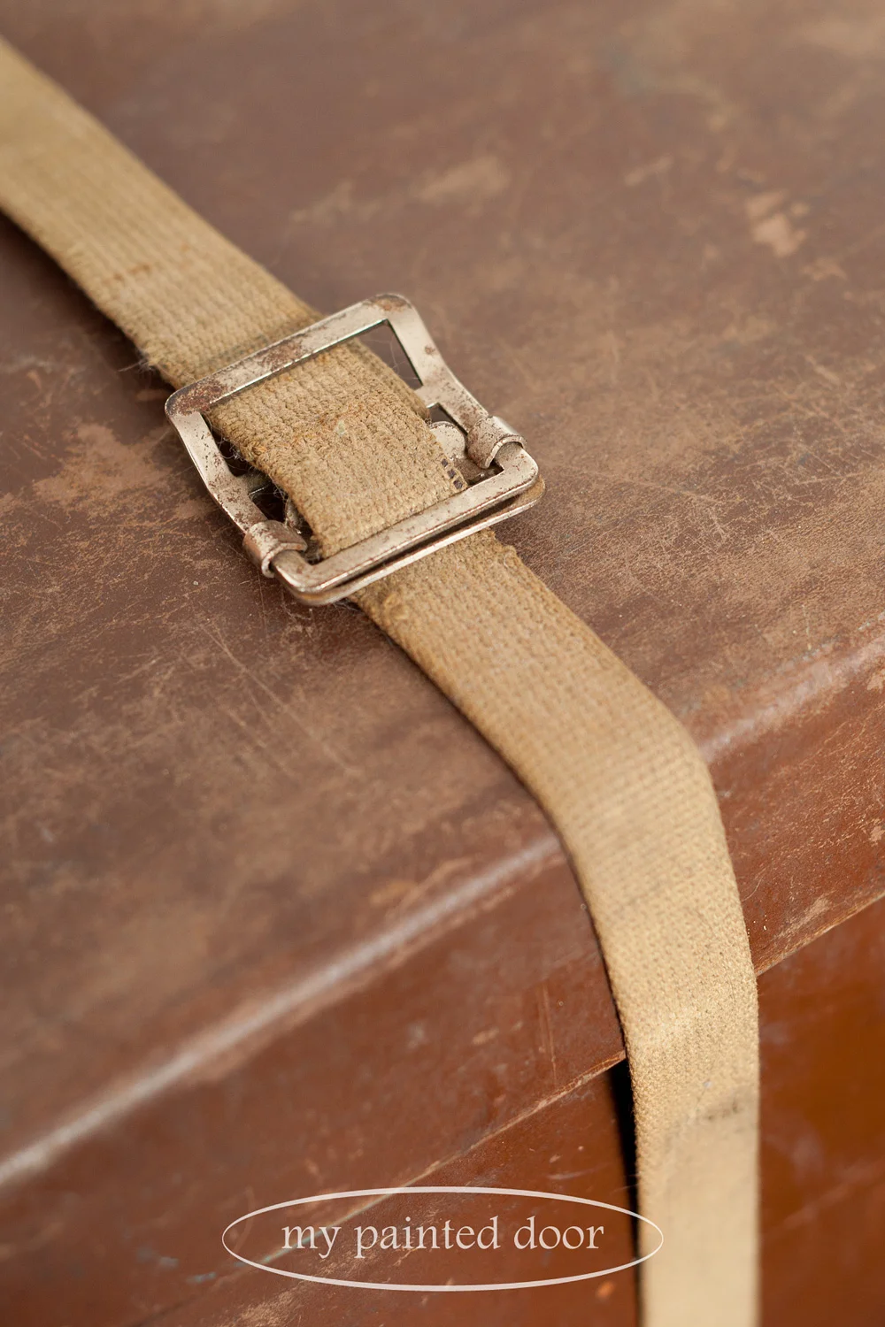 Vintage leather box