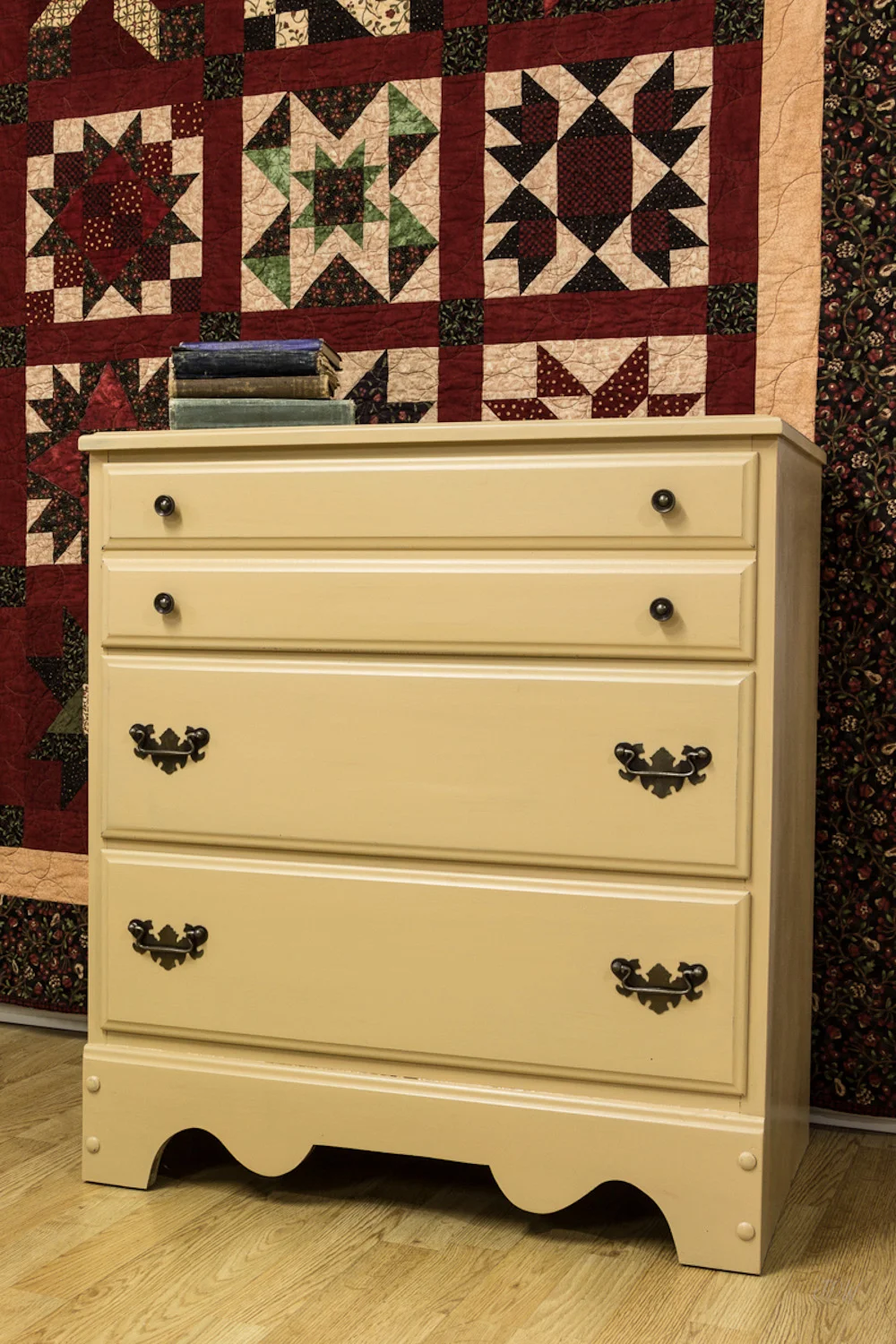 Dresser painted in Homestead House Milk Paint in the colour Hampton