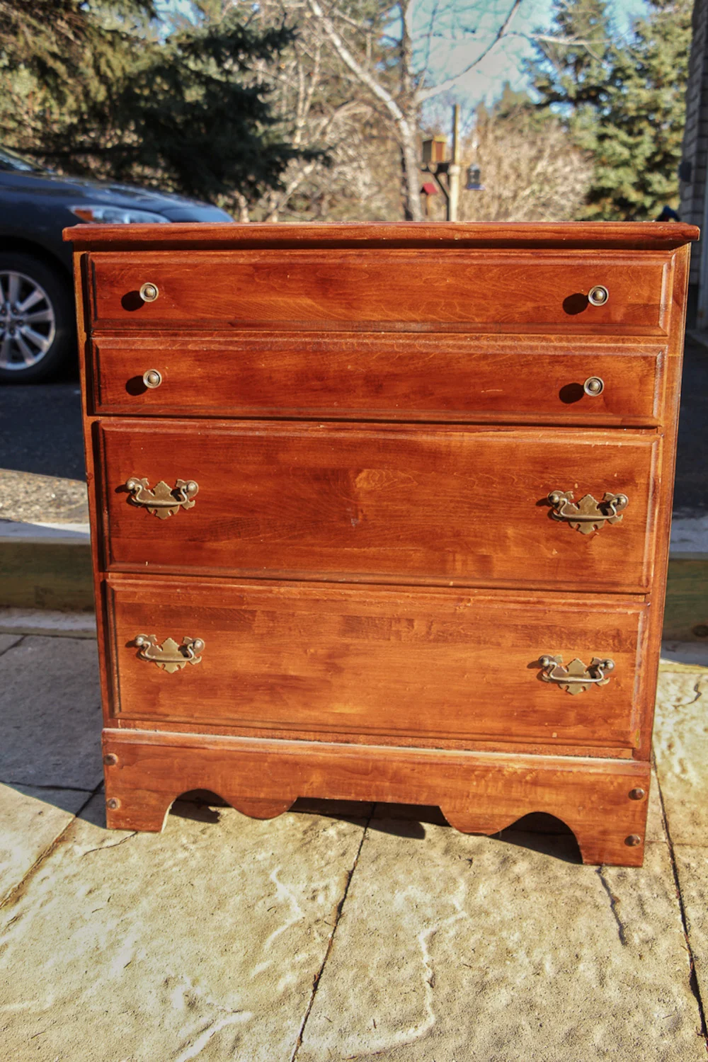 Dresser painted in Homestead House Milk Paint in the colour Hampton