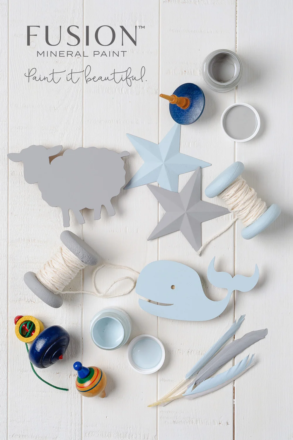 Jennylyn's Tones for Tots by Fusion Mineral Paint (Styling and photography: My Painted Door)