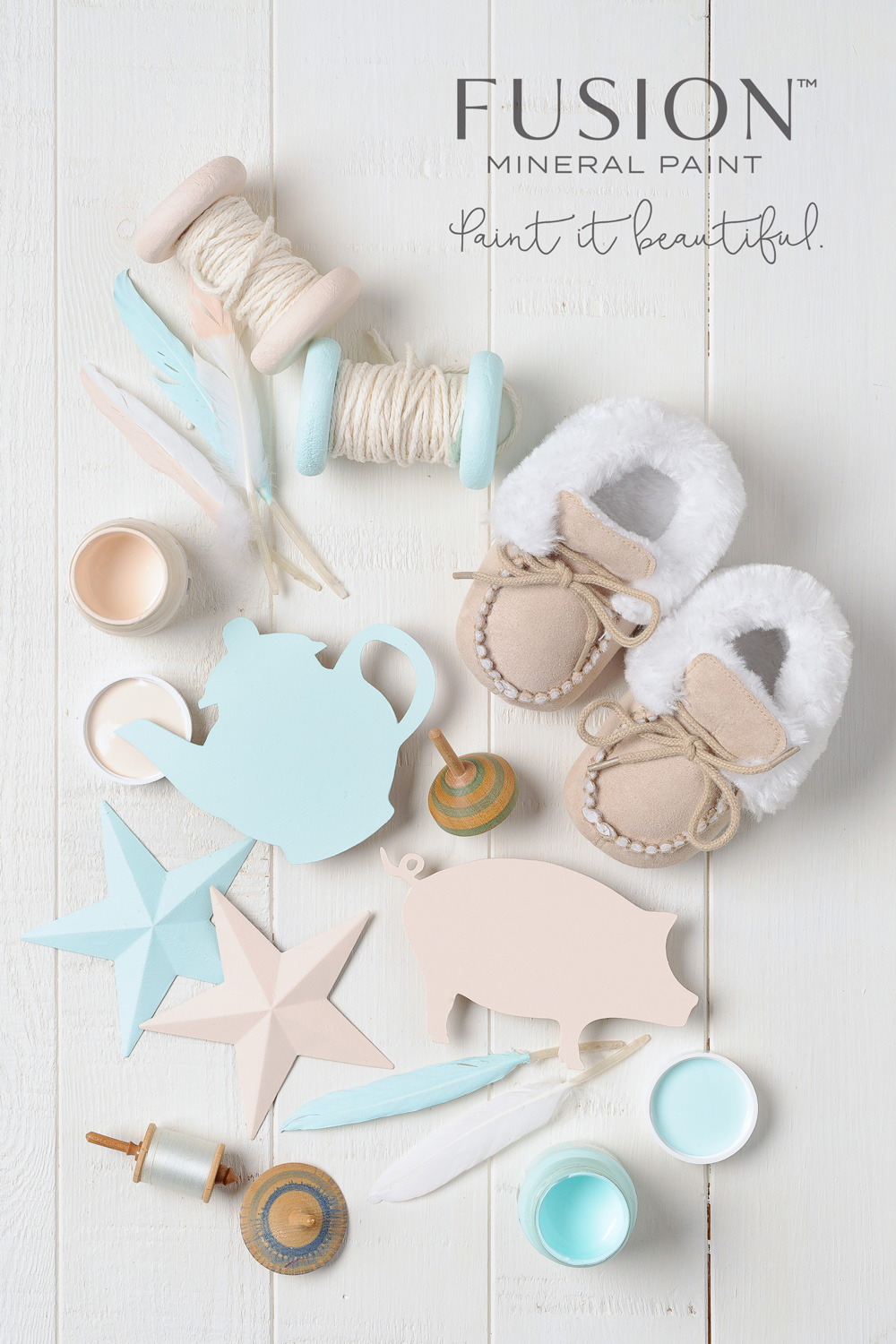 Jennylyn's Tones for Tots by Fusion Mineral Paint (Styling and photography: My Painted Door)