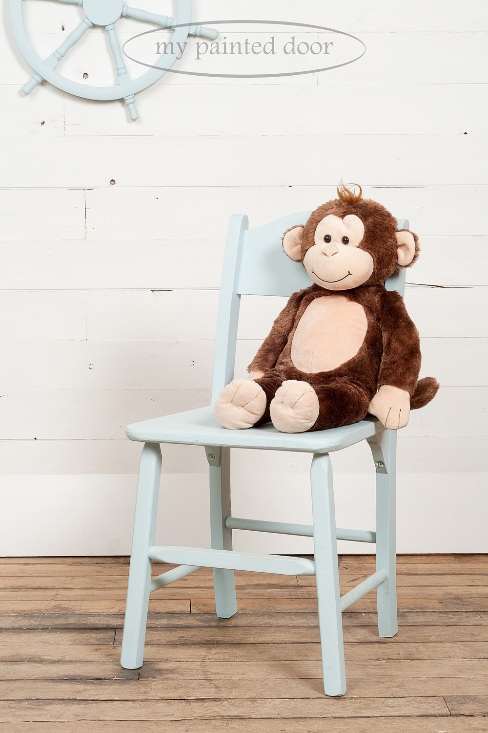 Chair painted in Jennylyn's Tones for Tots Little Whale