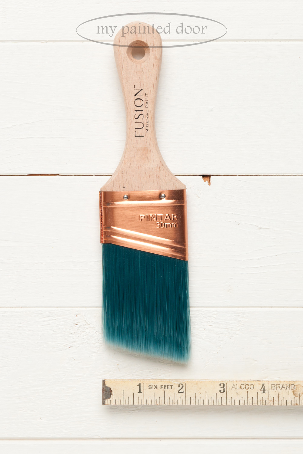 Fusion Mineral Paint 2" synthetic angled brush is now available at My Painted Door.