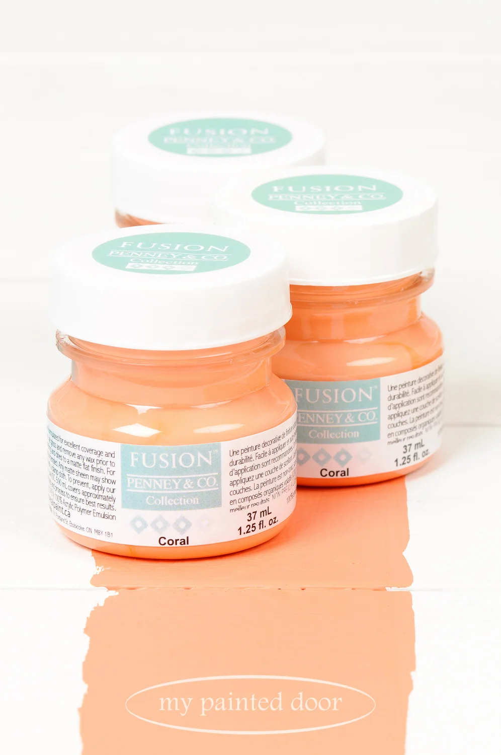 Coral ▪ One of the 13 New Fusion Mineral Paint colours! Available on-line at My Painted Door.