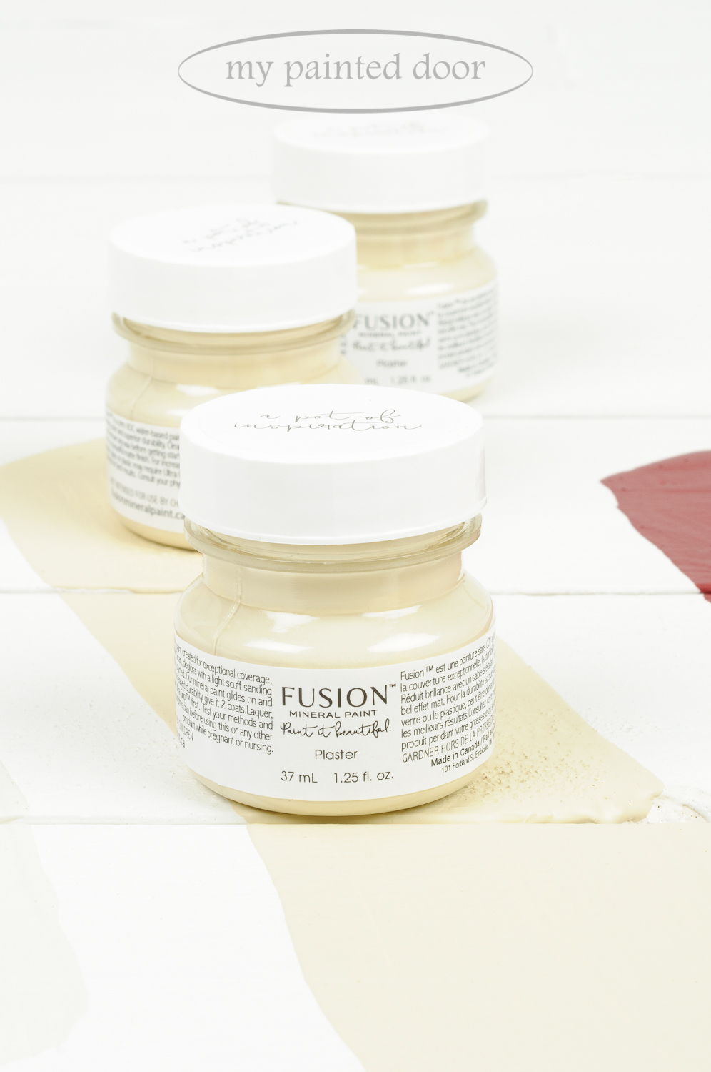 Plaster ▪ One of the 13 new Fusion Mineral Paint colours! Available on-line at My Painted Door.