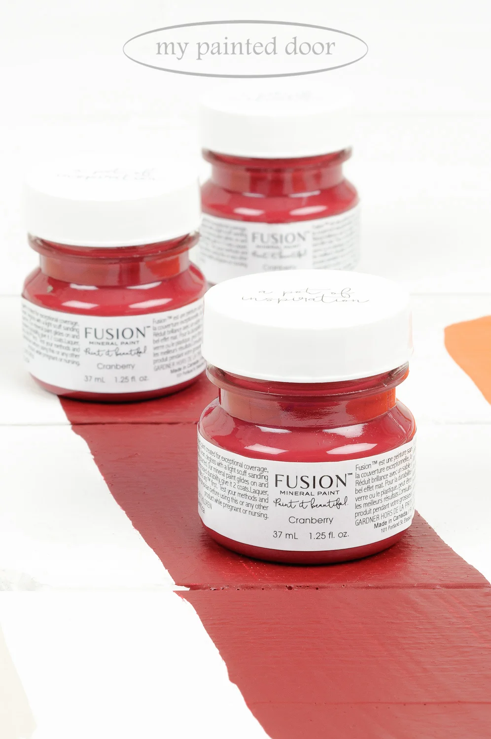 Cranberry ▪ One of the 13 New Fusion Mineral Paint colours! Available on-line at My Painted Door.