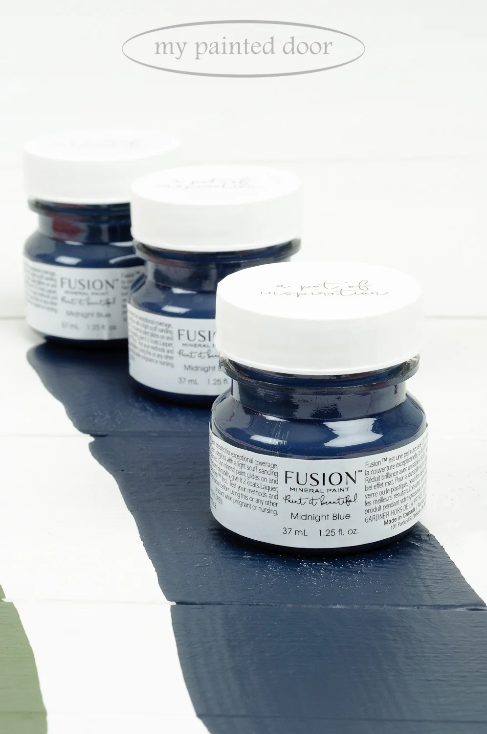 Midnight Blue ▪ One of the 13 New Fusion Mineral Paint colours! Available on-line at My Painted Door.