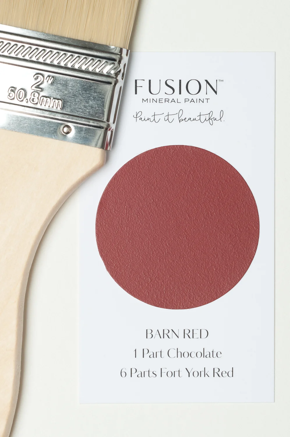 It's simple to mix Fusion Mineral Paint to create your own custom paint colours like this Barn Red. This little recipe card shows you how. There are 32 recipes to choose from! You can see all the custom blend recipes on my website.