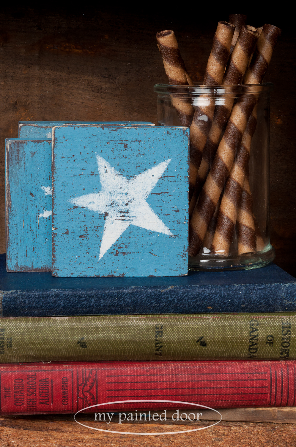 My Painted Door is offering Christmas Sign Workshops using Miss Mustard Seed's Milk Paint. Our workshops will teach you tons of tips and techniques on how to take new wood and create an authentic looking vintage sign by distressing, layering colours and more.