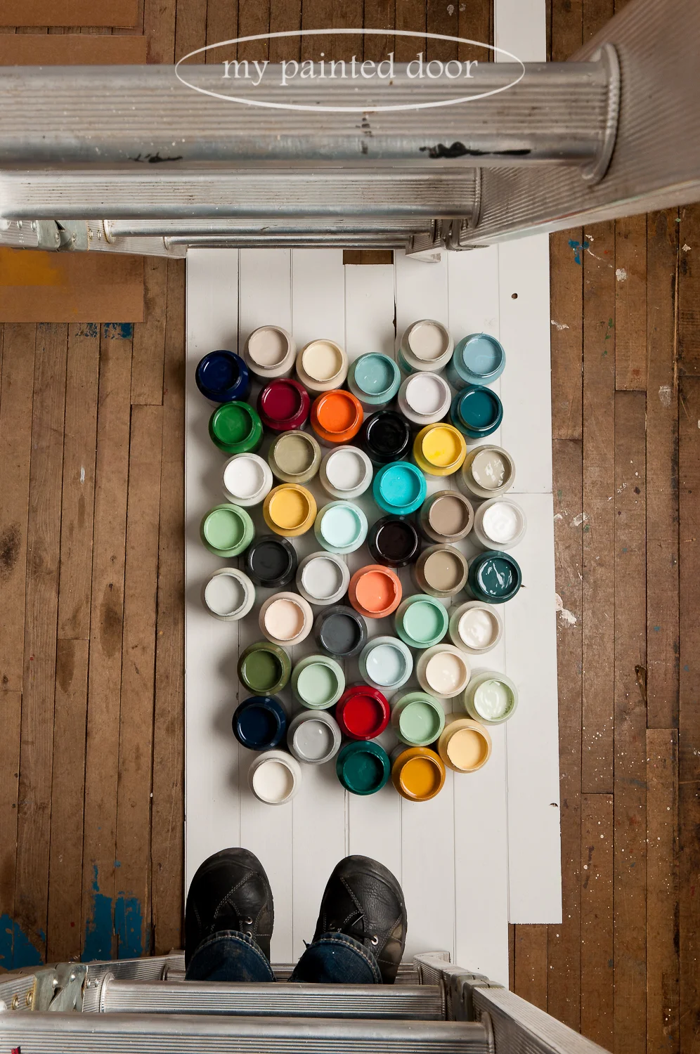 Fusion Mineral Paint - behind the scenes photography