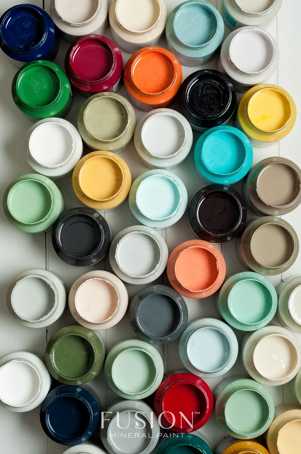 Fusion Mineral Paint - behind the scenes photography