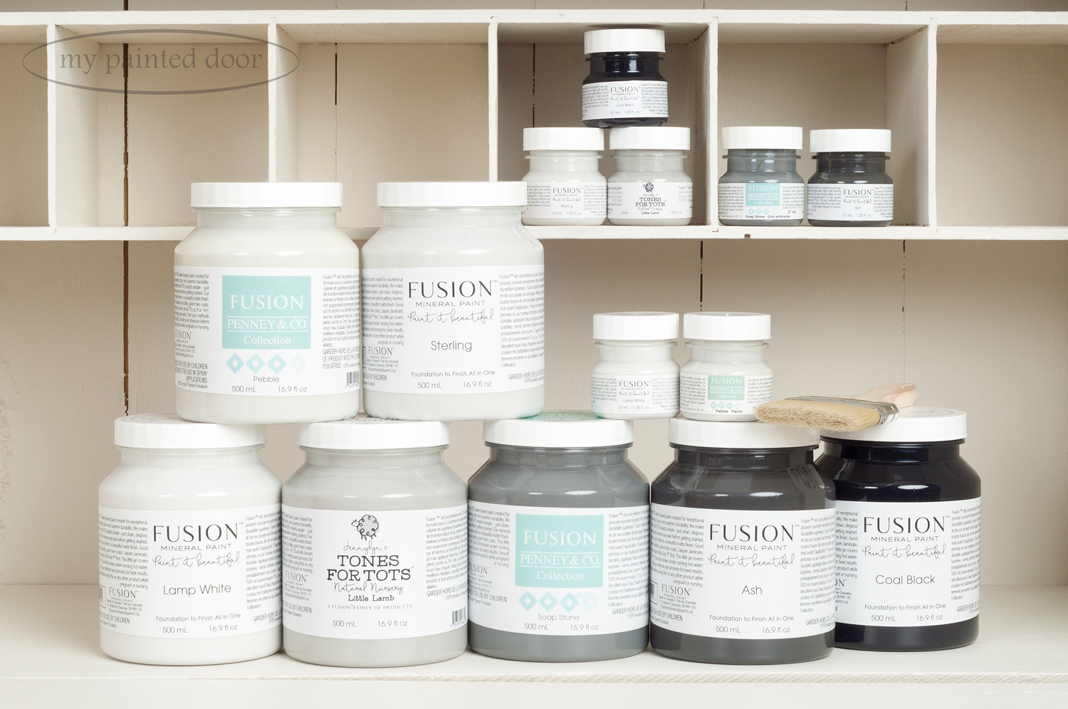 Fusion Mineral Paint has a great selection of colours available in both 500 ml and tester sizes