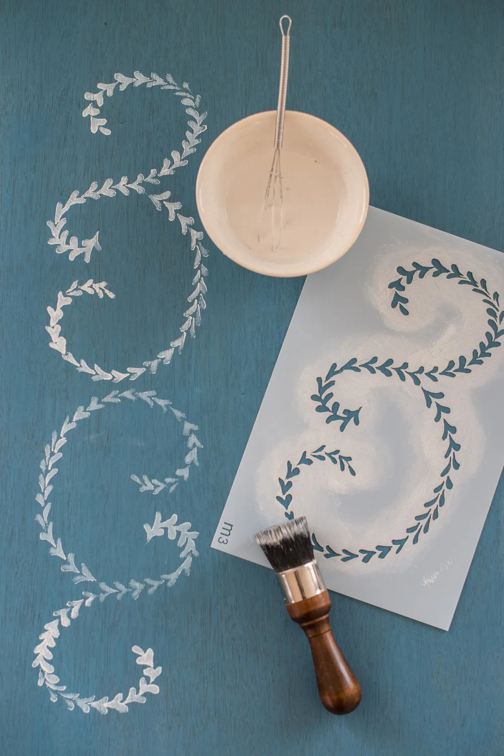 Elizabeth - Miss Mustard Seed's Milk Paint Stencil - available at My Painted Door
