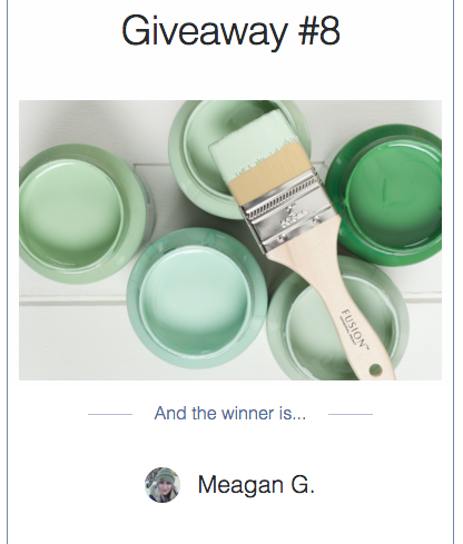 Winner of My Painted Door's Giveaway #8