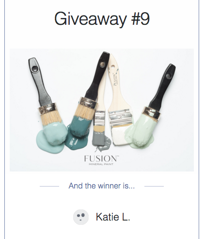 Giveaway #9 winner - My Painted Door