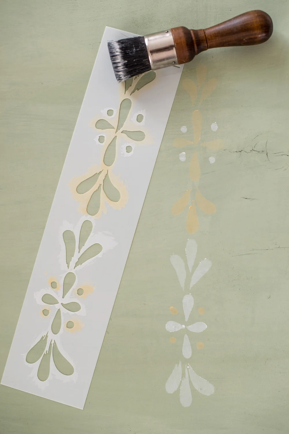 Nancy - Miss Mustard Seed's Milk Paint Stencil - available at My Painted Door