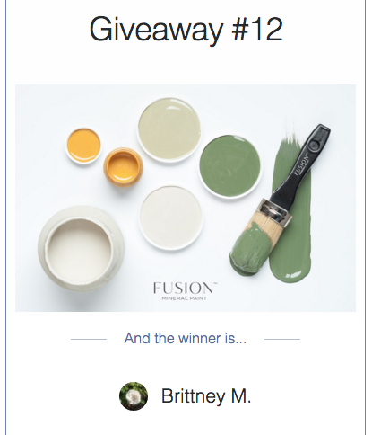Winner of My Painted Door's Giveaway #14