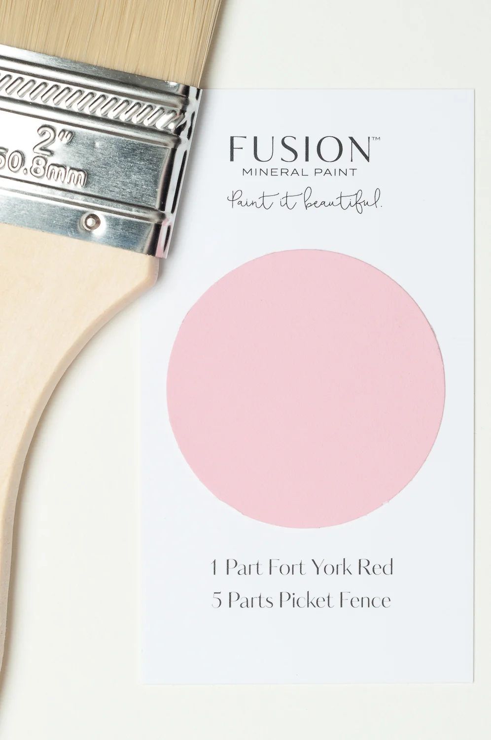 How to mix Fusion Mineral Paint colours to make the perfect Cotton Candy Pink.
