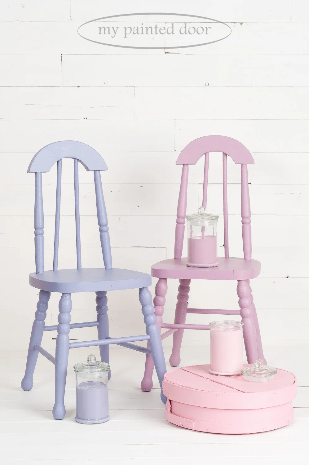 A while back I wrote up a blog post about mixing custom colours with Fusion Mineral Paint. All of these lovely shades were created by mixing paint.