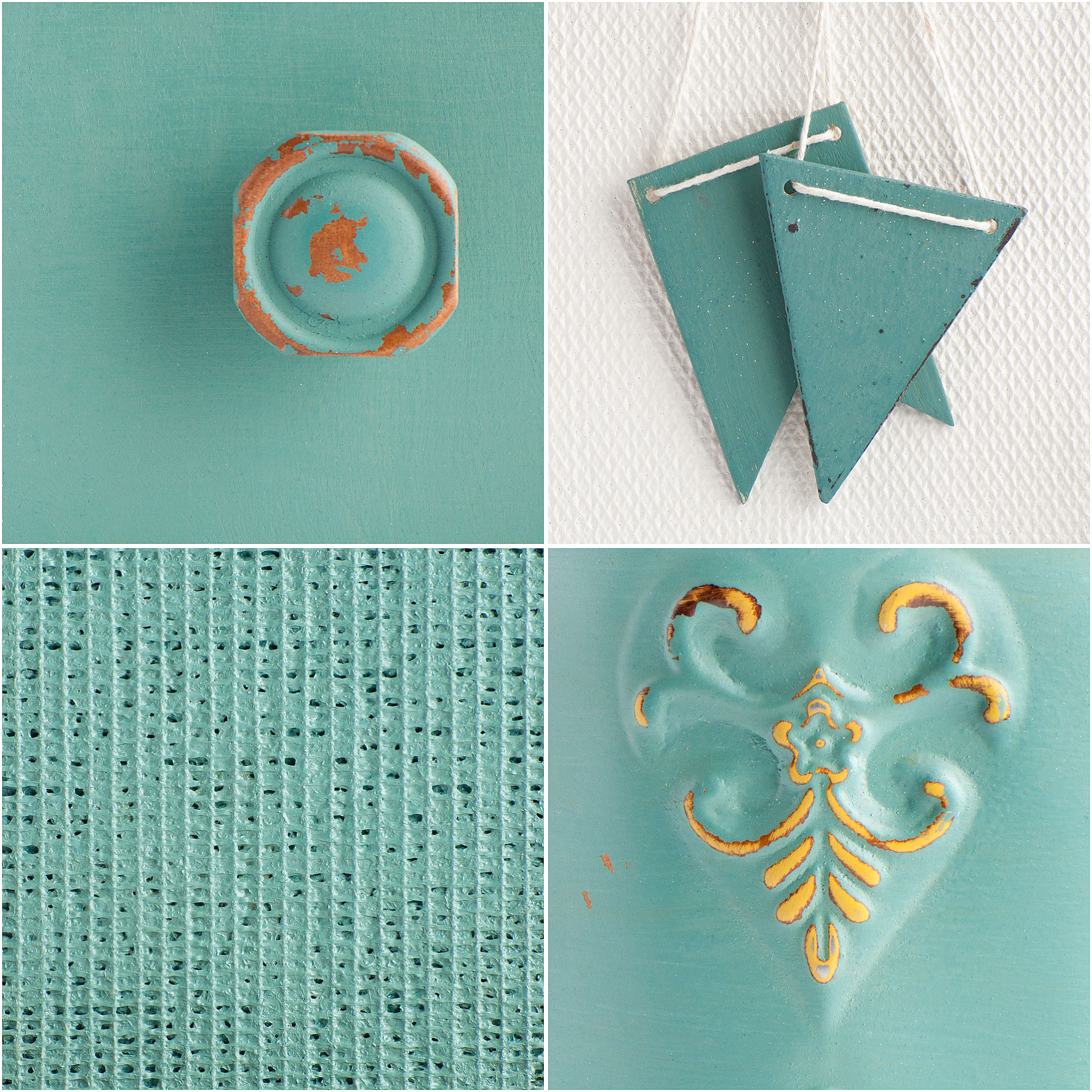 Kitchen Scale is a rich teal, named after an antique scale Marian once owned in her kitchen. The scale has since been passed along to Jennylyn, the president of Homestead House Paint Co. Kitchen Scale can be mixed with Linen to achieve a soft, robin’s egg blue. It pairs well with Grain Sack.