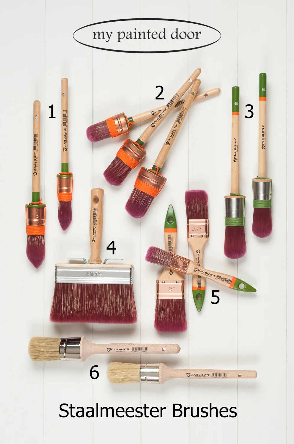 Staalmeester Brushes are perfect for furniture painting!