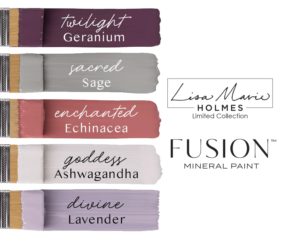 Five New Fusion Mineral Paint Colours - Lisa Marie Holmes Collection