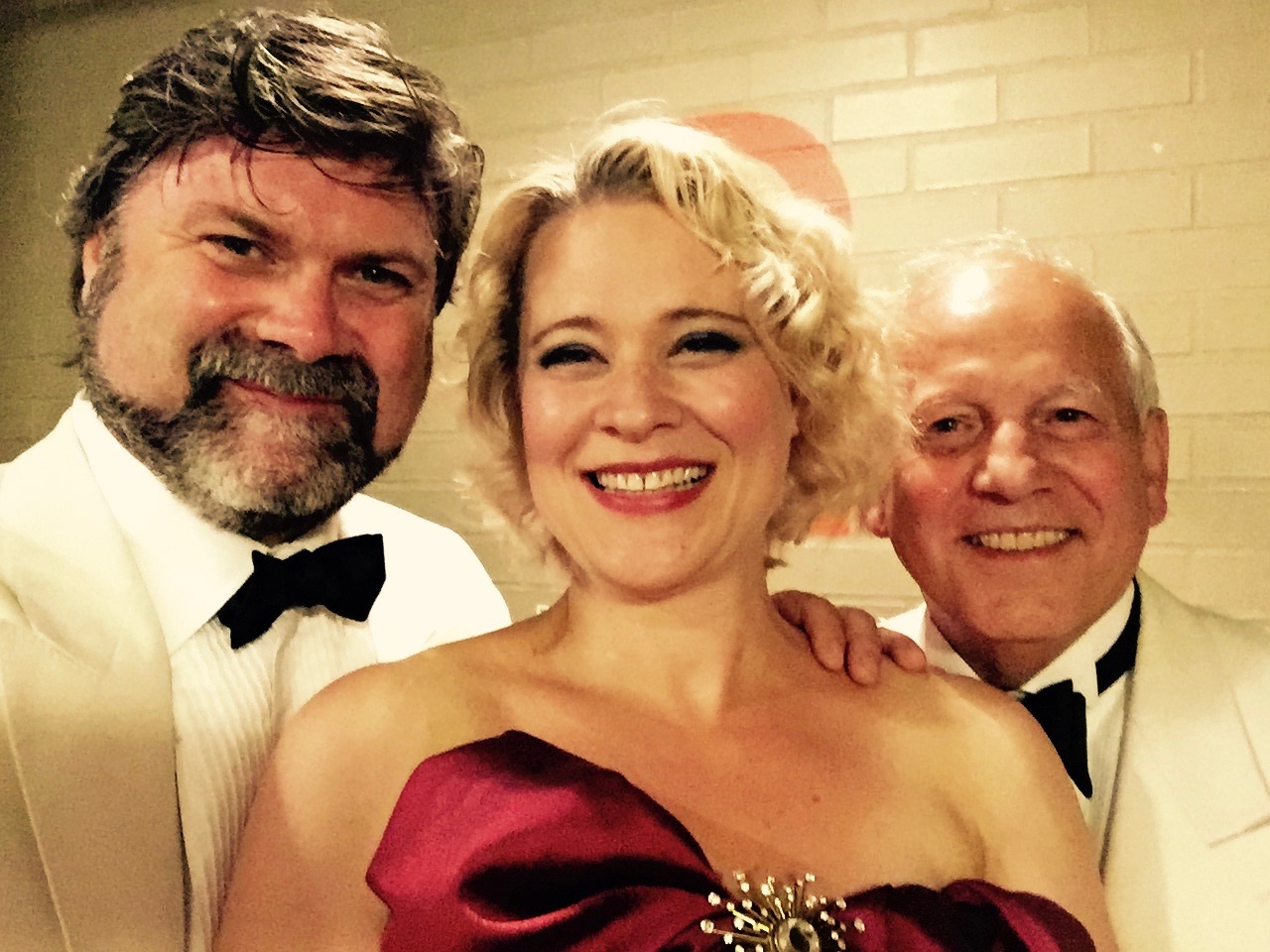 My big head then the lovely Ilona Domnich and Bonaventura Bottone!