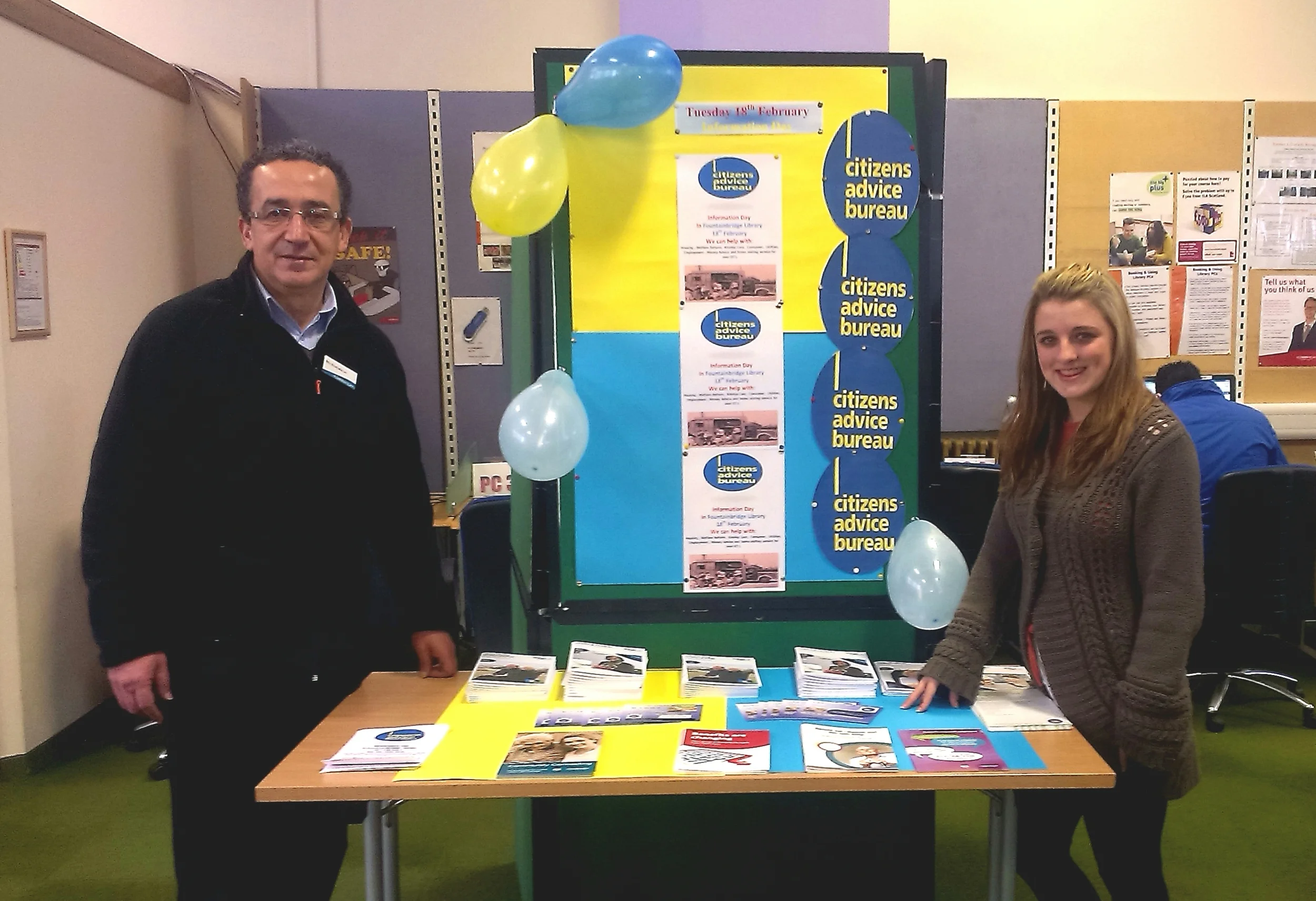Joint information day with Fountainbridge Library & Gorgie/Dalry Bureau