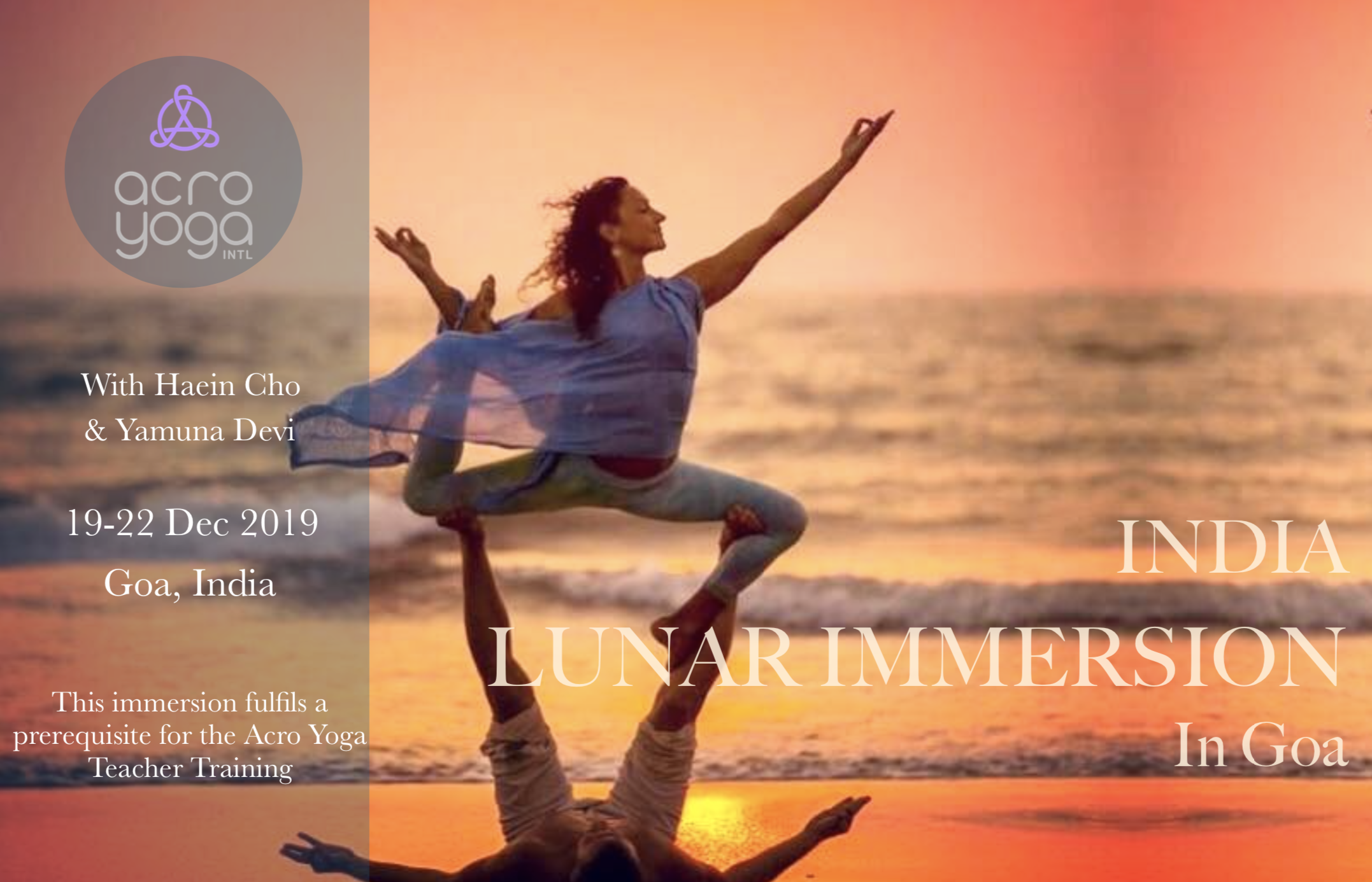 India Acroyoga Lunar Immersion 19-22nd Dec