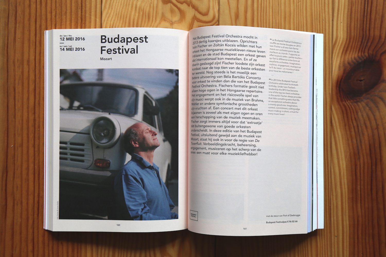 Iván Fischer - in the Concertgebouw Brugge 2016 Brochure