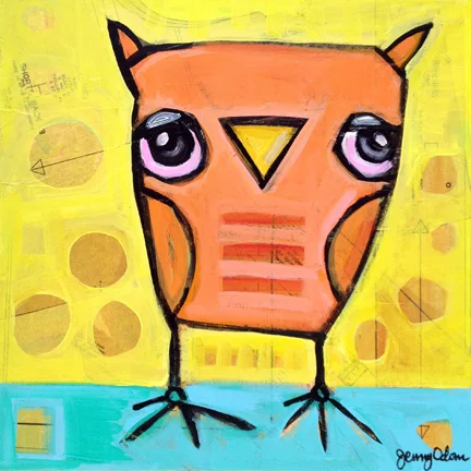 orange crush 16" x 20" (framed) $220. acrylic and paper on canvas available at the bowery art gallery in apalachicola, or on etsy.com