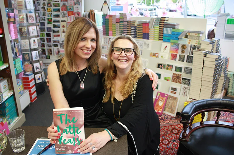 How often do you get a world famous author show up to your book launch?! I was a squealing fan-girl on the inside!