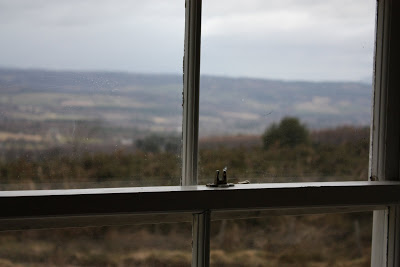 O n the inside, looking out? My room on the Arvon course at Moniack Mhor, Inverness, Scotland - April 2010