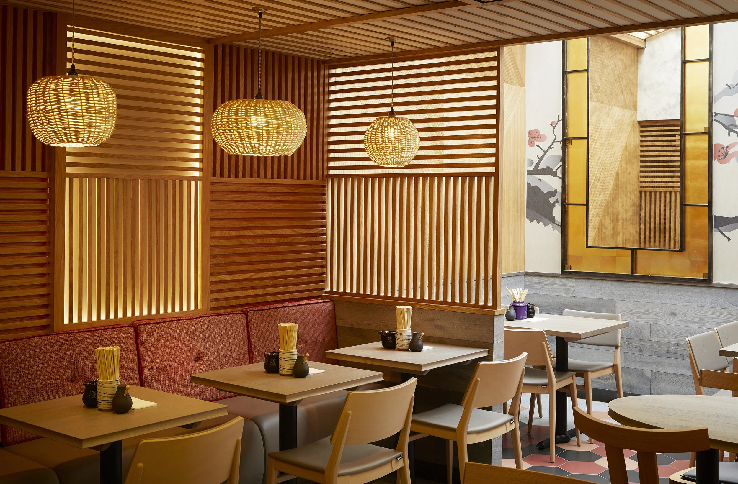 Restaurant Interior Design - Dim T, Charlotte Street