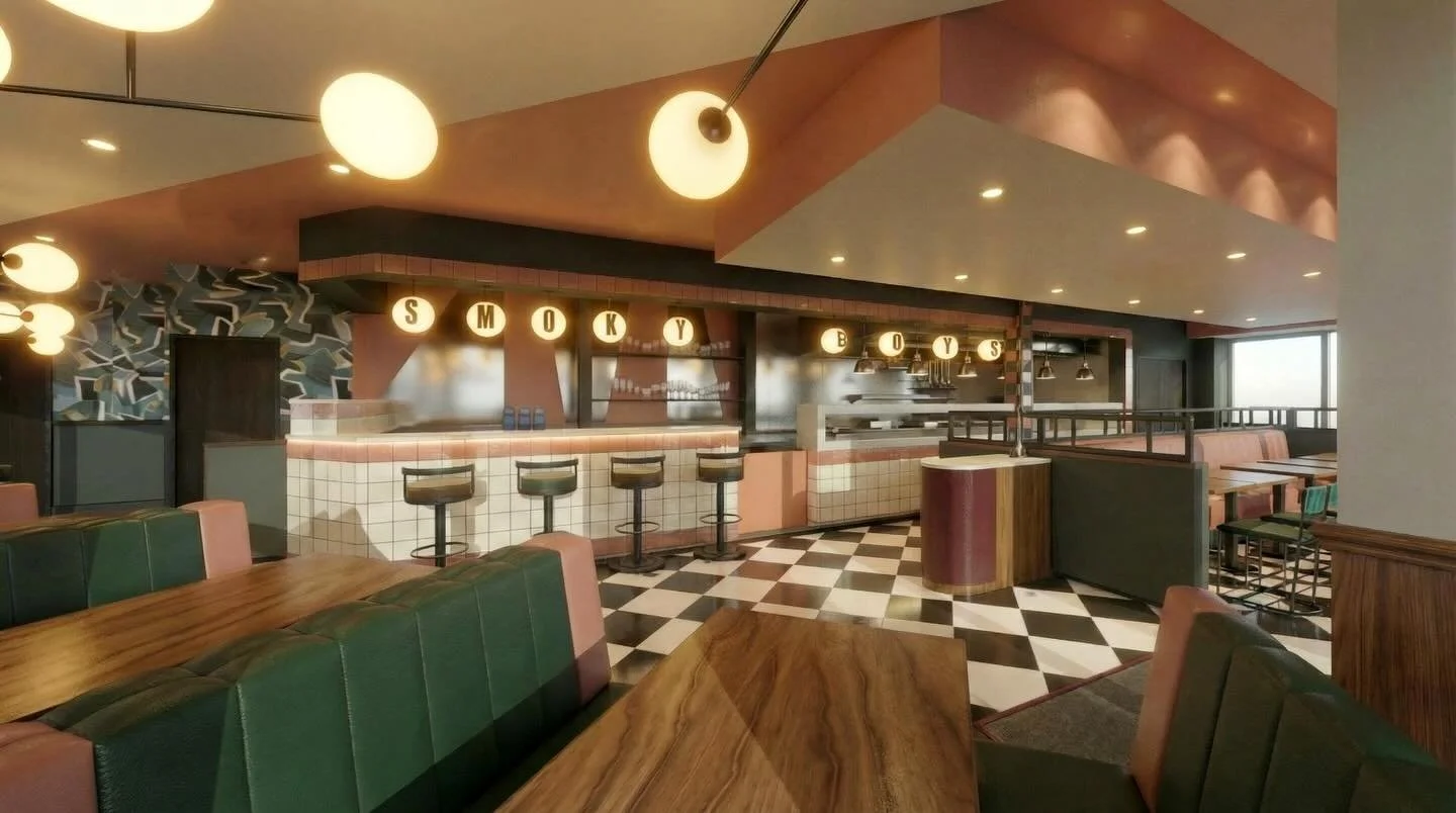 SNEAK PEAK - SMOKY BOYS 👀

We&rsquo;re excited to share some CGI&rsquo;s of another upcoming site! @smokyboys 

#restaurantdesign #restaurantinteriors #interiordesign #hospitalitydesign