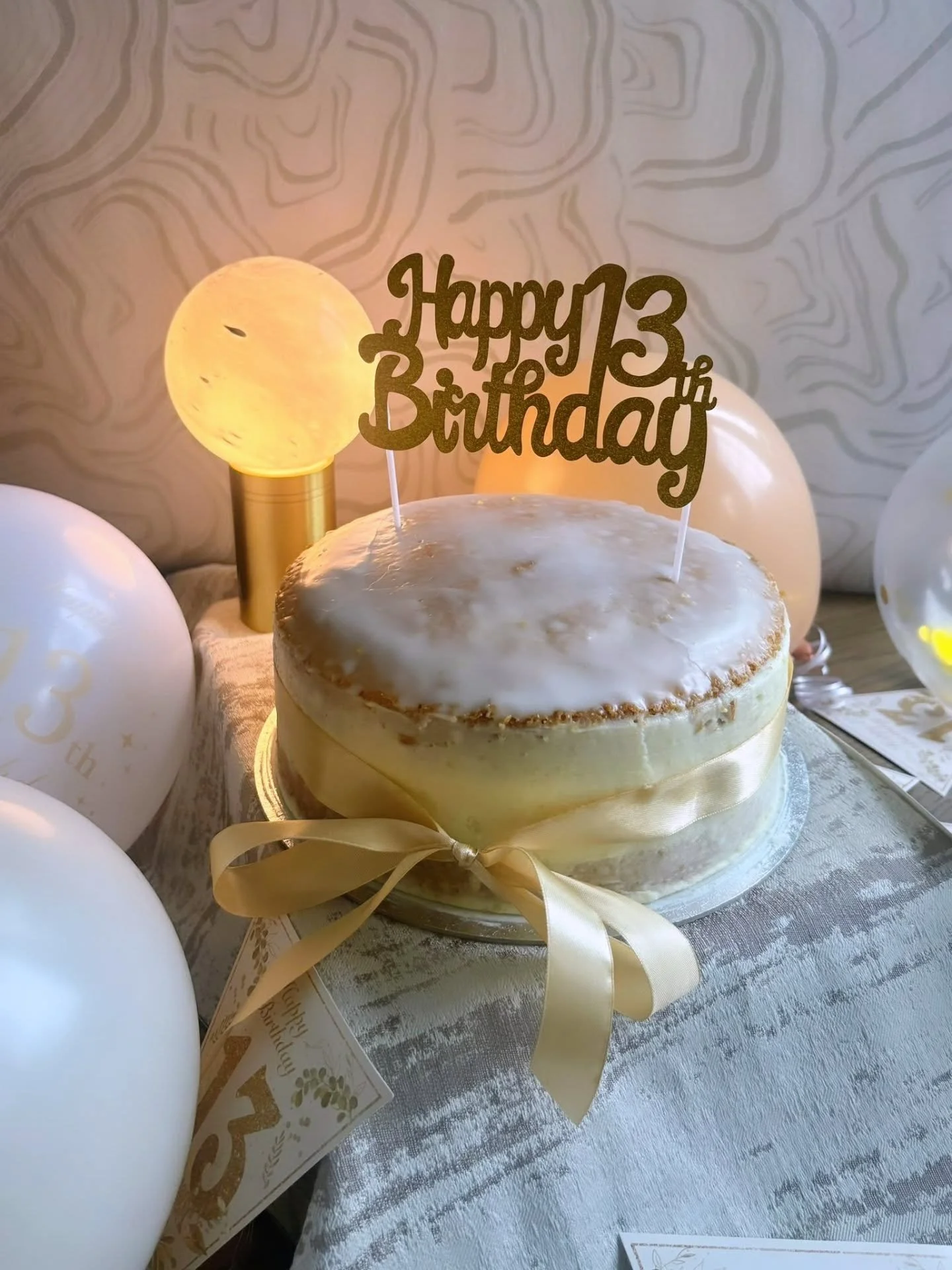 A sweet treat to celebrate our 13th birthday 🎂🎉