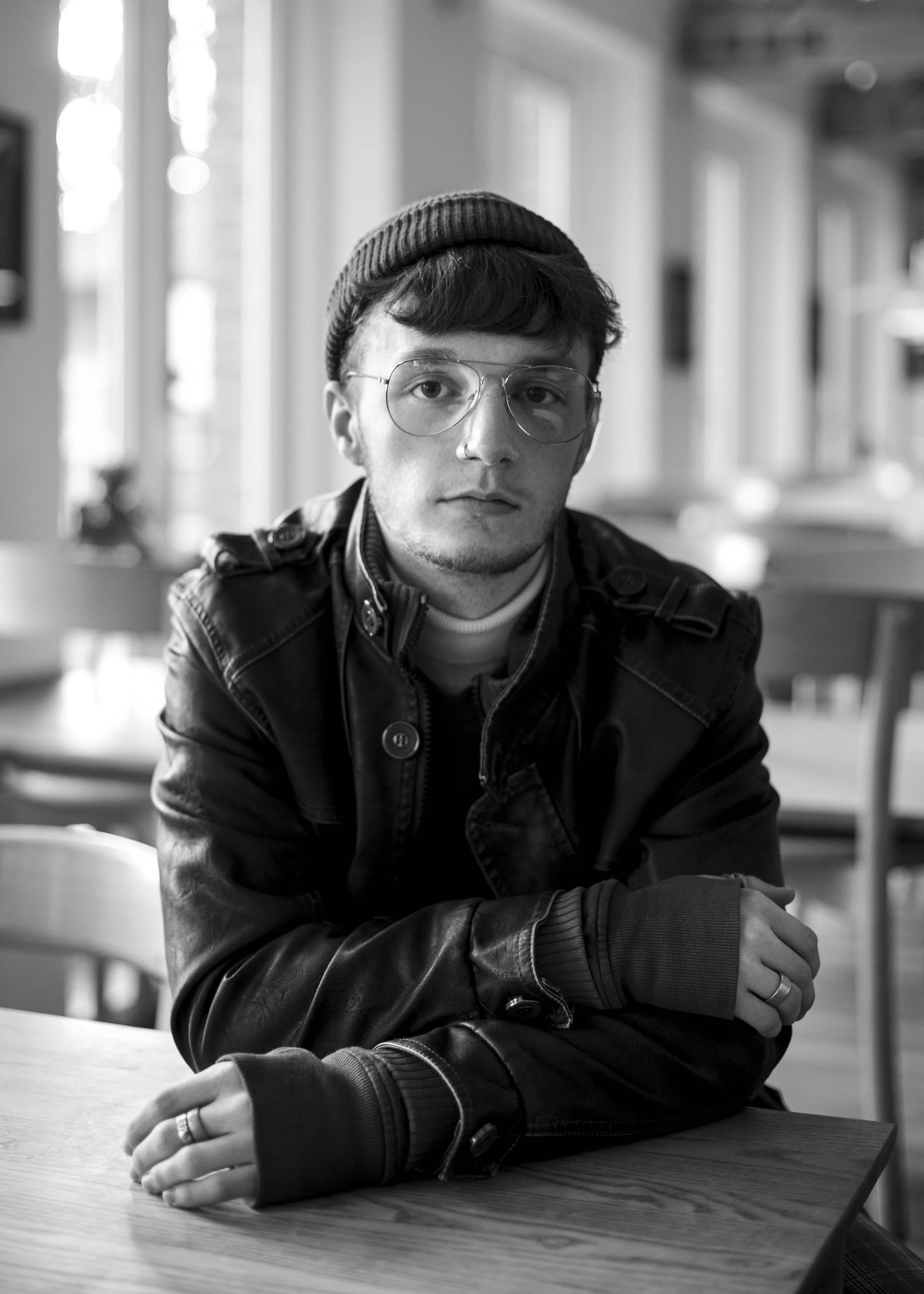 Tobias var træt af omgangskredsen i Aalborg og droppede ud af gymnasiet. I stedet startede han på en ungdomshøjskole for ligesindede. Foto: Mathias Eis Schultz